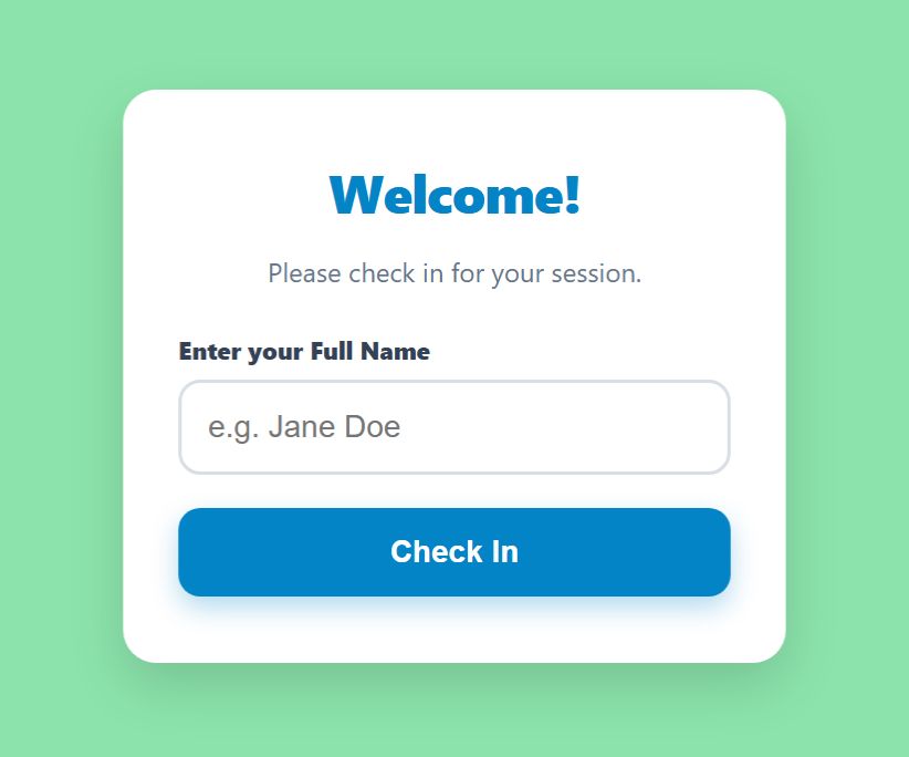 Patient check-in kiosk
